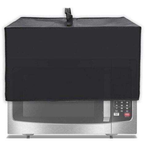 Wasserdichte, staubdichte Mikrowellen-Abdeckung – Oxford-Gewebe, staubdicht, hitzebeständig – Schwarz, 50 × 40 × 32 cm – RAPANDA
