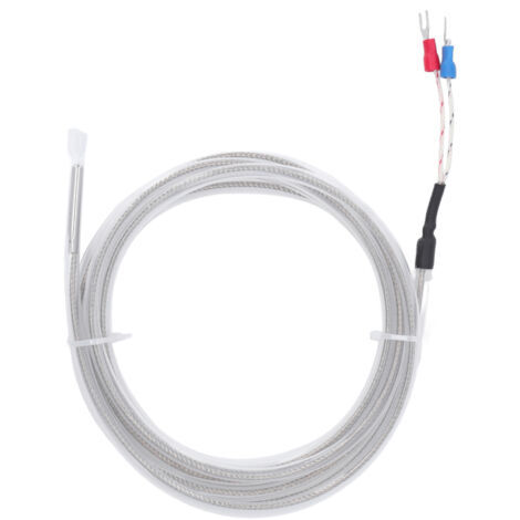 Wasserdichte und korrosionsbeständige Thermoelementsonde Typ K, 2 Meter (6,6 Fuß) lang