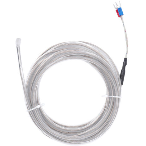 Wasserdichte und korrosionsbeständige Thermoelementsonde Typ K, 5 Meter (16,4 Fuß) lang