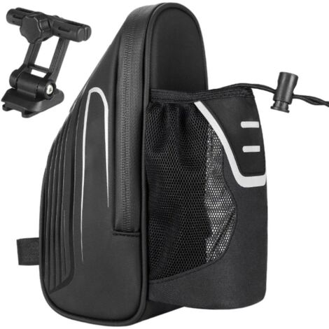 Wasserdichte und reflektierende Satteltasche mit Flaschenhalter für Mountainbikes und Rennräder