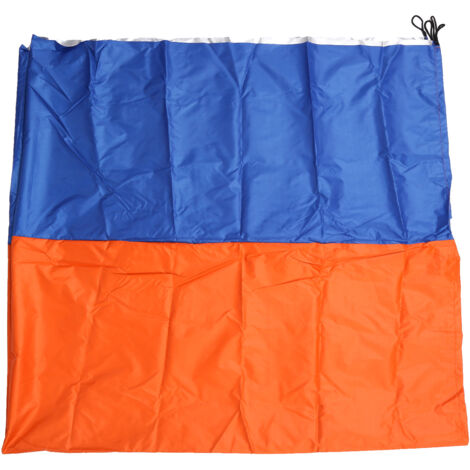 Wasserdichte und sandabweisende Strandmatte für Camping, Picknicks und den Einsatz im Freien - Verschiedene Farben (blau und orange)