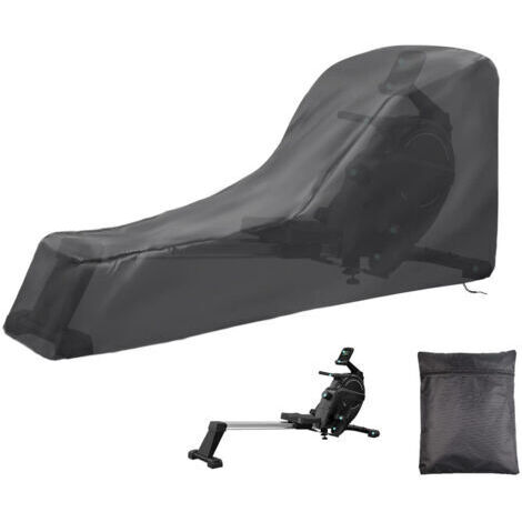 Wasserdichte und staubdichte Rudermaschinenabdeckung Oxford Schutzhülle für zusammenklappbare Fitnessgeräte zur Aufbewahrung und zum Transport (82" L x 24" B x 41" H)