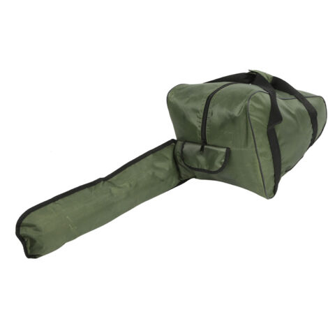Wasserdichte und strapazierfähige Kettensägen-Tragetasche – faltbare Oxford-Canvas-Tasche für Holzfäller (Armeegrün)