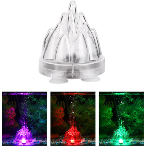 Wasserdichte Unterwasser-Aquarienleuchte mit vulkanischer Luftpumpe