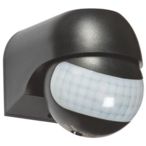 SILAMP Wasserdichtem Bewegungsdetektor 180 ° IP54 Schwarz