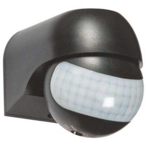 Wasserdichtem Bewegungsdetektor 180 ° IP54 Schwarz