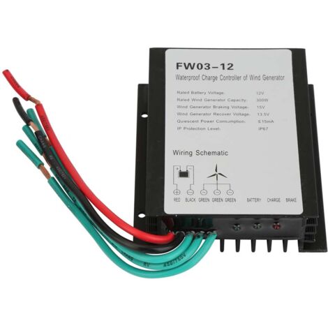 Wasserdichter 12V-Laderegler für Windkraftanlagen und Generatoren - FW03-12