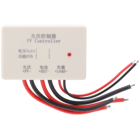 Wasserdichter 20-A-Solarladeregler (IP65), PWM-Regler mit automatischem 12-V-/24-V-Batterieschutz, für Solarmodul-Sets