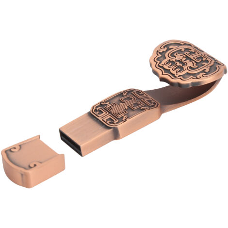 Wasserdichter 64-GB-USB-Stick aus Metall (Version 2.0) für Datenübertragung und -weitergabe