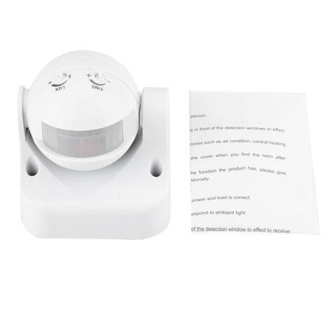 Wasserdichter 9-24V-Infrarot-Bewegungsmelder mit einstellbarem Schalter