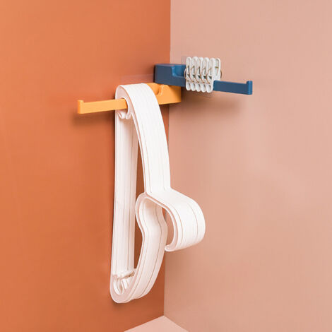 Wasserdichter, bohrfreier, großvolumiger, blauer ABS-Drehradhalter
