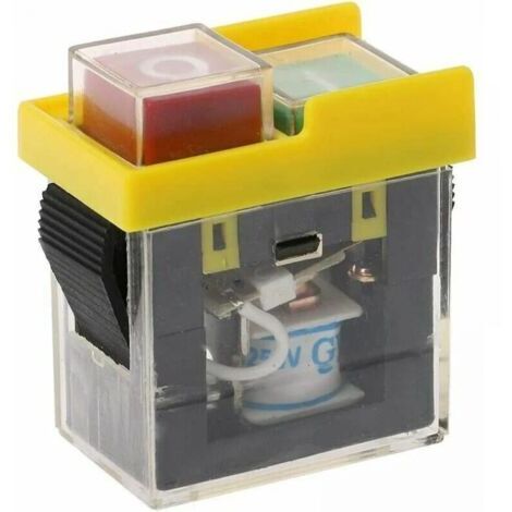 Wasserdichter elektromagnetischer Schalter 5E4 250 V, magnetischer Startknopf, Schutz vor Stromausfall, selbstverriegelnder Schalter
