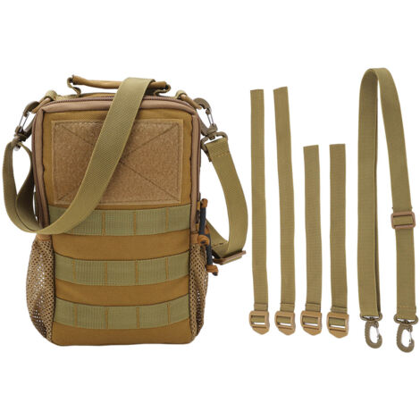Wasserdichter Fahrradrucksack aus strapazierfähigem Nylon, großes Fassungsvermögen, doppelseitiges Design, erdfarbene Outdoor-Ausrüstung