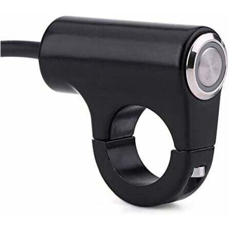 ONTWAY Wasserdichter Lenkerschalter, Motorrad-Lenkerschalter, Motorrad-Druckknopf, Motorradschalter, Lenker-Steuerschalter, Motorrad-Steuerschalter (Modell A)