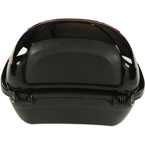 Wasserdichter Motorrad-Gepäckträger mit Schloss, schwarze Motorrad-Aufbewahrungsbox