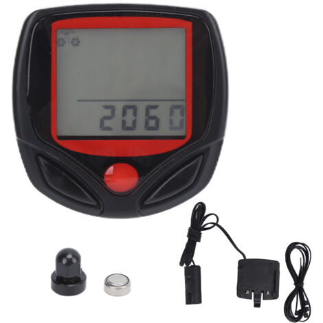 Wasserdichter Mountainbike-Computer mit LCD-Display, robuster und tragbarer Geschwindigkeitsmesser für Fahrräder