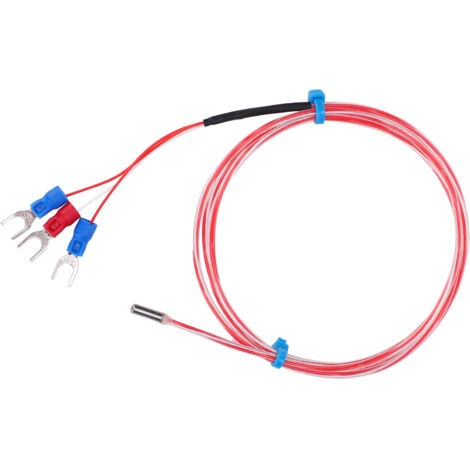Wasserdichter PT100-Temperatursensor -50 bis +300 °C mit 5 m Kabel