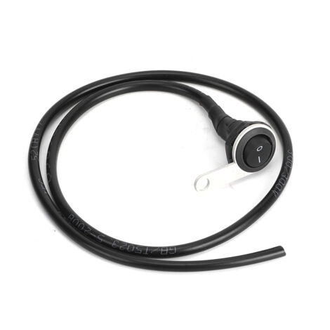 Wasserdichter Scheinwerferschalter aus Stahl für Motorrad- und Quad-Lenker – 22 mm
