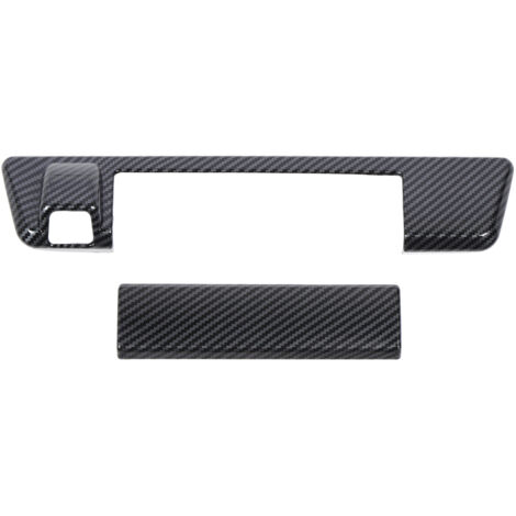 Wasserdichter, selbstklebender Kofferraumtürgriff für Isuzu D-Max 2021-2024, Chrom-ABS-Abdeckung [2 Stück]