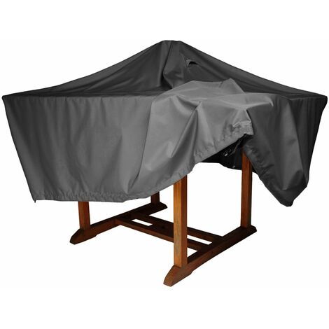 Wasserdichtes Abdeckungsblatt für runde Tische im Freien - Ø120xH60 cm.