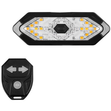 Wasserdichtes Fahrradrücklicht mit Blinkern, USB-aufladbar, Fernbedienung für mehr Sicherheit beim Radfahren in der Nacht