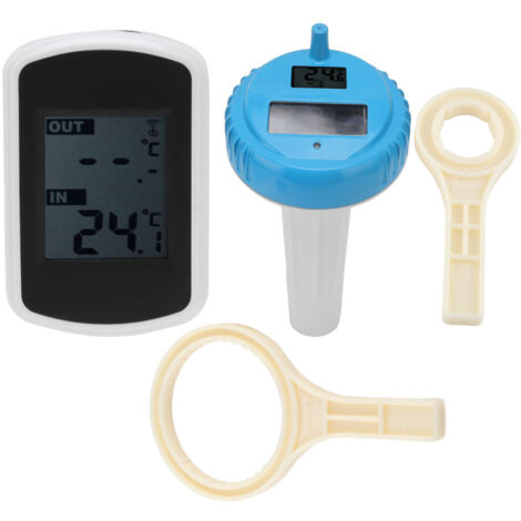 Wasserdichtes, kabelloses, schwimmendes Solarthermometer für Schwimmbäder – Wassertemperaturmessung