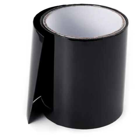 Wasserdichtes PVC-Klebeband zur Reparatur von Leitungen und Rohren, schwarz, 10 cm x 1,5 m, 1 Rolle