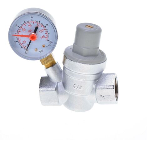 Wasserdruckminderer 1/2"" GW mit Manometer