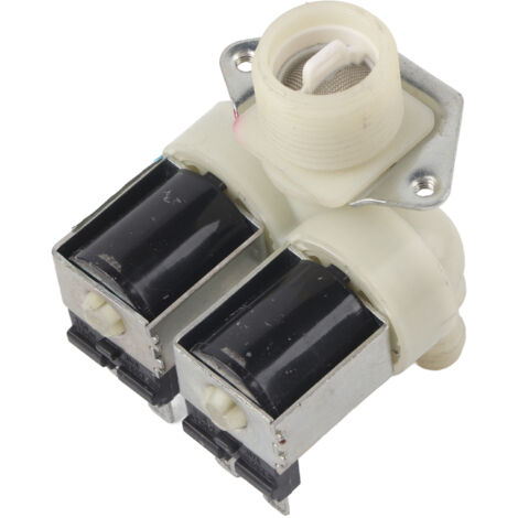 Wassereinlassventil für Waschmaschinen, Doppel-Magnetventil, Waschmaschinenzubehör, kompatibel mit AC220V-240V