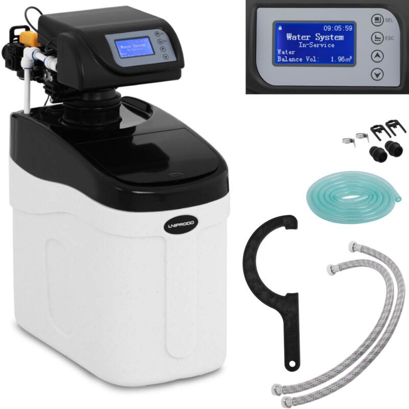 Uniprodo Wasserenthärter Und Entkalker Mit Automatischem Ventil 5 L 3, 3 W Lcd