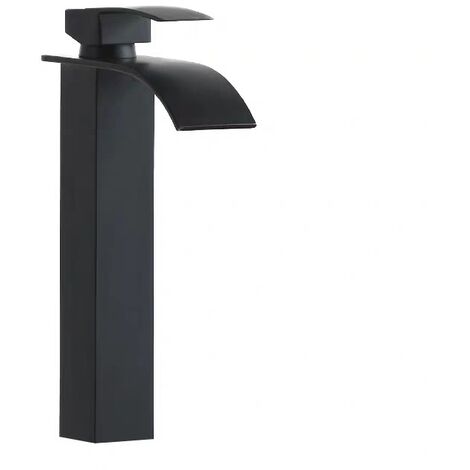 Wasserfall Wasserhahn Wasserhahn Wasserhahn Edelstahl Badezimmer Wasserhahn, C2, Großer Gebogener Wasserfall Wasserhahn, Kein Schlauch, 1pc