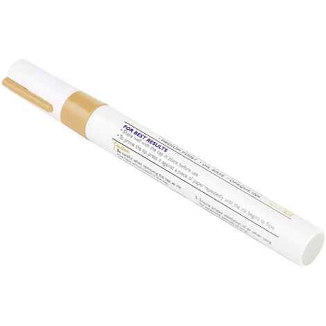 Wasserfester Goldlackstift für Autoreifen