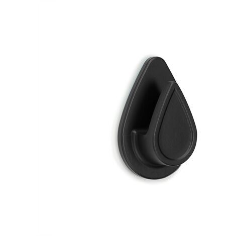 Wasserfester Kleiderbügel „Drop“, Mattschwarz  Inofix 2193-3