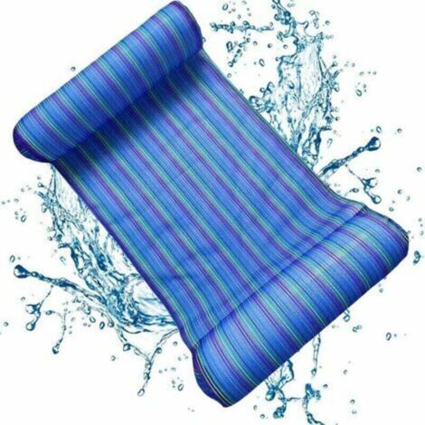 Wasserhängematte, Schwimmende Poolhängematte, Aufblasbares Pool-Schwimmbett, Schwimmsessel, Wassersofa, Matte für Pool, Strand, Meer, Loungesessel für Erwachsene STOL