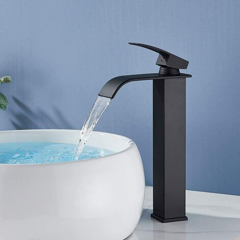 Wasserhahn Bad Waschtischarmatur Armatur Mischbatterie Einhebelmischer Badarmatur Hochdruck Waschbecken for Badezimmer Chrom