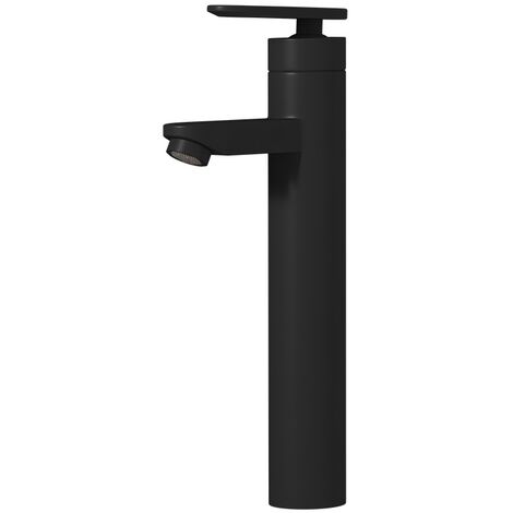 Wasserhahn Denver XL Matt Schwarz Waschtisch Armatur Waschtischarmatur Waschbecken Waschbeckenarmatur Badezimmer Badarmatur - Matt Schwarz