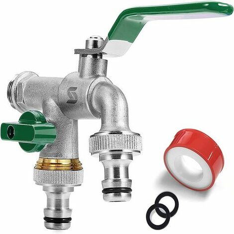 ETING Wasserhahn mit Doppelauslauf 1/2"