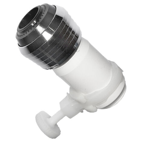 Wasserhahn-Zerstäuber, 2 Funktionen, mit Klemme, 8cm (verpackt)  01664