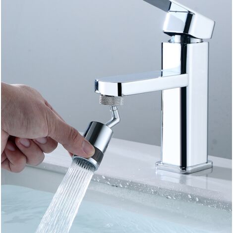 Wasserhahnadapter, abnehmbarer Universal-Spritzfilter, 720-Grad-Drehung,