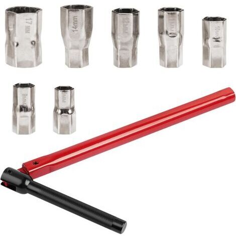 Wasserhahnschlüssel, Waschbecken-Wasserhahnschlüssel, Werkzeug zur Wasserhahnmontage (8–17 mm), Wasserhahnmutternschlüssel, Becken-Wasserhahnschlüssel für die Reparatur von Bad- und Küchenarmaturen
