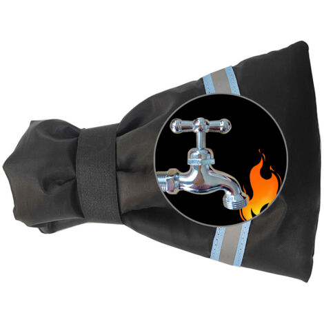 Wasserhahnschutz für den Außenbereich mit Reflektorstreifen – 1 Stück – 210D wasserdichtes Oxford-Polyester – Wärmedämmung – 17 x 21 cm – 5 Farben erhältlich
