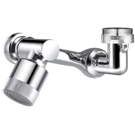 Wasserhahnverlängerung, 1080° schwenkbarer Wasserhahn-Luftsprudler, 2 Einstellmodi