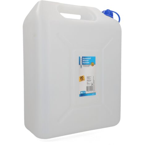 Wasserkanister 20L mit Verschluss + Ablasshahn