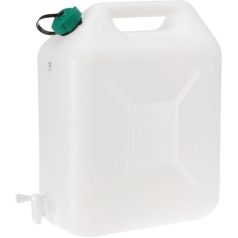 Systafex ® Kanister Wasserkanister Trinkwasser 20l mit Wasserhahn und  Füllstandanzeige für LKW Camping : : Sport & Freizeit
