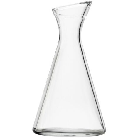 Wasserkaraffe, Glaskaraffe, Weinkaraffe - Pisa, 0,25L, Elegant & Vielseitig Wasser, Wein, Limonade & mehr