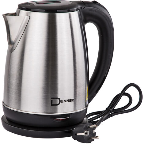 DENNER-EDITION Wasserkocher DWK180A 1,8L 1800W Teekocher Überhitzungsschutz