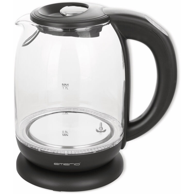Wasserkocher, 1.7L, kabellos, Farbwechsel - Emerio