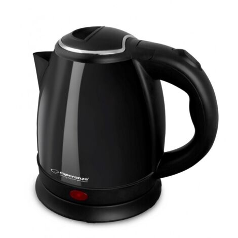 Wasserkocher Esperanza EKK128K Schwarz Edelstahl Kunststoff 1350 W 1 L 5901299966471