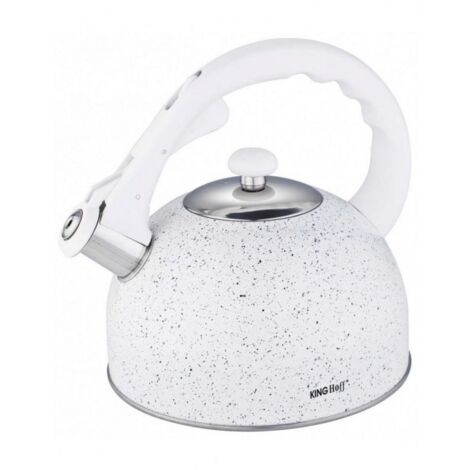 WASSERKOCHER MIT PFEIFE 2,6L KINGHOFF KH-1407 MARMOR