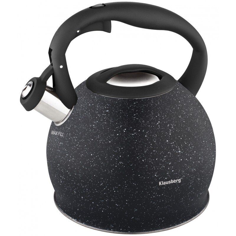 Wasserkocher Mit Pfeife 3l Klausberg Kb-7266 Marmor
